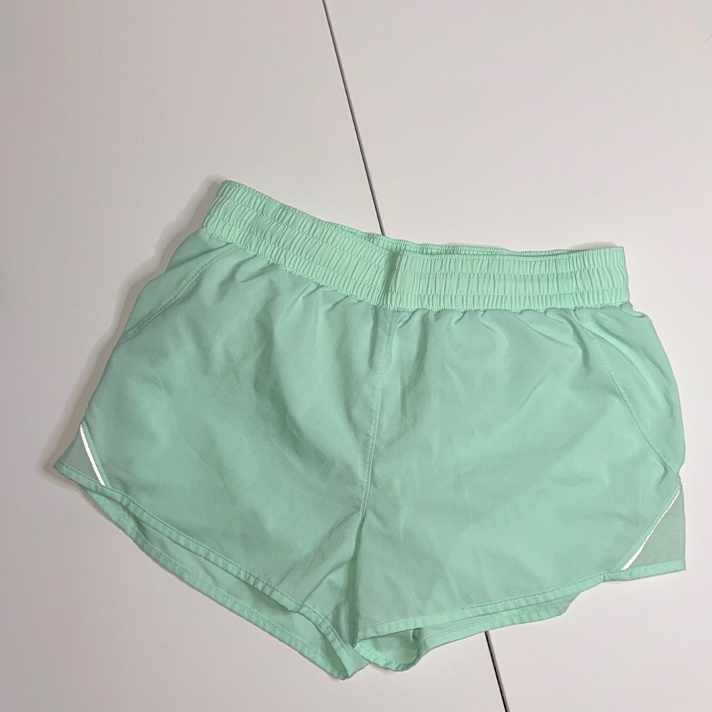 All In Motion Athletic Running Shorts — Women’s Medium (Mint Green)